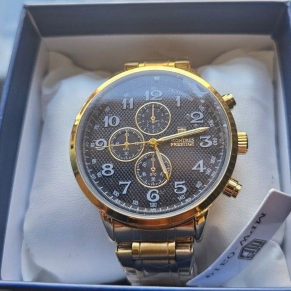 Montres Prestige gold watch #luxury #watches
